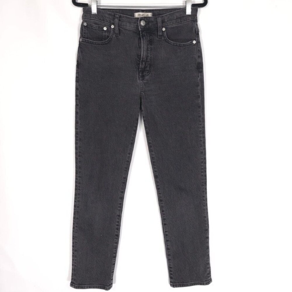 MADEWELL THE PERFECT VINTAGE JEANS Women’s High‎ Rise Black Size 26